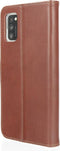 Valenta - Book Case - Samsung Galaxy A41 - Bruin - Leer