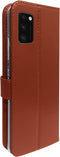 Valenta - Book Case - Samsung Galaxy A41 - Bruin - Leer