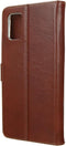 Valenta - Book Case - Samsung Galaxy A51 - Bruin - Leer