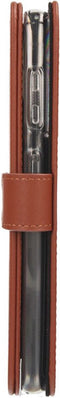 Valenta - Book Case - Samsung Galaxy S21 - Bruin - Leer