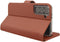 Valenta - Book Case - Samsung Galaxy S21 - Bruin - Leer