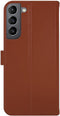 Valenta - Book Case - Samsung Galaxy S21FE - Bruin - Leer