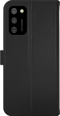 Valenta - Book Case - Zwart - Samsung Galaxy A02s - Leer