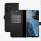 Valenta - Book Case - Zwart - Samsung Galaxy S22 Ultra - Leer
