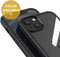 Valenta - Bumper Hoesje - iPhone 13 Pro Max - Full Cover - Tempered Glass - Zwart