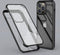 Valenta - Bumper Hoesje - iPhone 14 Pro Max - Full Cover - Tempered Glass - Zwart