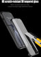 Valenta - Bumper Hoesje - iPhone 14 Pro Max - Full Cover - Tempered Glass - Zwart