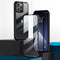Valenta - Bumper Hoesje - iPhone 14 Pro Max - Full Cover - Tempered Glass - Zwart