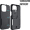 Valenta - Privacy Camera Switch Serie - Hard Kunststof Backcover - Zwart - Hoesje Geschikt Voor Apple iPhone 13 Pro Max