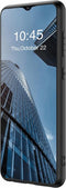 Valenta - Samsung Galaxy A02s Hoesje - Back Case Snap - Leer - Zwart