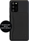Valenta - Samsung Galaxy A02s Hoesje - Back Case Snap - Leer - Zwart