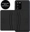 Valenta - Samsung Galaxy A02s Hoesje - Back Case Snap - Leer - Zwart