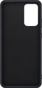 Valenta - Samsung Galaxy A02s Hoesje - Back Case Snap - Leer - Zwart