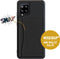 Valenta - Samsung Galaxy A42 Hoesje - Back Case Snap Leer Zwart