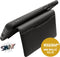 Valenta - Samsung Galaxy A42 Hoesje - Back Case Snap Leer Zwart