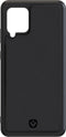 Valenta - Samsung Galaxy A42 Hoesje - Back Case Snap Leer Zwart