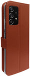 Valenta - Samsung Galaxy A72 Bookcase hoesje - Bruin - Leer