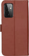 Valenta - Samsung Galaxy A72 Bookcase hoesje - Bruin - Leer
