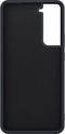 Valenta - Samsung Galaxy S21 Hoesje - Back Case Snap Luxe Leer Zwart