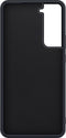 Valenta - Samsung Galaxy S21 Plus Hoesje - Back Case Snap Leer Zwart