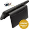 Valenta - Samsung Galaxy S21 Plus Hoesje - Back Case Snap Leer Zwart