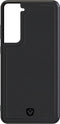 Valenta - Samsung Galaxy S21 Plus Hoesje - Back Case Snap Leer Zwart