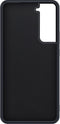 Valenta - Samsung Galaxy S21 Plus Hoesje - Back Case Snap Leer Zwart