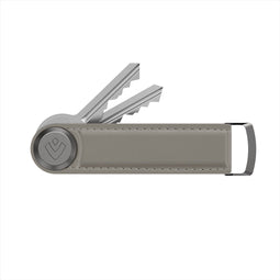 Valenta Sleutelhouder - Key Organizer - 2-7 sleutels - D ring - Leer - Grijs