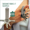 Valenta Sleutelhouder - Key Organizer - 2-7 sleutels - D ring - Leer - Grijs
