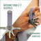 Valenta Sleutelhouder - Snap - Key Organizer - 2-7 sleutels - D ring - Paars