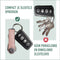 Valenta Sleutelhouder - Snap - Key Organizer - 2-7 sleutels - D ring - Roze