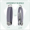 Valenta Sleutelhouder - Snap - Key Organizer - 2-7 sleutels - D ring - Paars