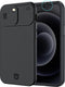 Valenta x Spy-Fy®: iPhone 12 Pro Hoesje met Camera Covers aan Voor- én Achterkant | Beschermt je Privacy en je Camera’s | Mat Zwart