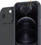 Valenta x Spy-Fy®: iPhone 12 Pro Max Hoesje met Camera Covers aan Voor- én Achterkant | Beschermt je Privacy en je Camera’s | Mat Zwart
