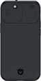 Valenta x Spy-Fy®: iPhone 12 Pro Max Hoesje met Camera Covers aan Voor- én Achterkant | Beschermt je Privacy en je Camera’s | Mat Zwart