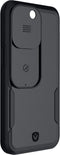 Valenta x Spy-Fy®: iPhone 13 Pro Hoesje met Camera Covers aan Voor- én Achterkant | Beschermt je Privacy en je Camera’s | Hard Kunststof Backcover | Zwart