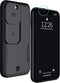 Valenta x Spy-Fy®: iPhone 13 Pro Hoesje met Camera Covers aan Voor- én Achterkant | Beschermt je Privacy en je Camera’s | Hard Kunststof Backcover | Zwart
