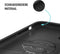 Valenta x Spy-Fy®: iPhone 13 Pro Hoesje met Camera Covers aan Voor- én Achterkant | Beschermt je Privacy en je Camera’s | Hard Kunststof Backcover | Zwart