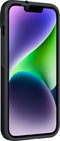 Valenta x Spy-Fy®: iPhone 14 Hoesje met Camera Covers aan Voor- én Achterkant | Beschermt je Privacy en je Camera’s | Hard Kunststof Backcover | Zwart