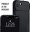 Valenta x Spy-Fy®: iPhone 14 Plus Hoesje met Camera Covers aan Voor- én Achterkant | Beschermt je Privacy en je Camera’s | Hard Kunststof Backcover | Zwart