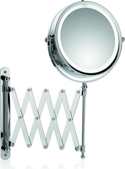 Valeria Spiegel met Wandbevestiging Ø 17,5cm - Zilver - Kela