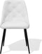 VALERIE - Eetkamerstoel set van 2 - Wit - Kunstleer