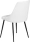 VALERIE - Eetkamerstoel set van 2 - Wit - Kunstleer