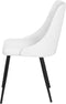 VALERIE - Eetkamerstoel set van 2 - Wit - Kunstleer