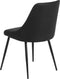 VALERIE - Eetkamerstoel set van 2 - Zwart - Kunstleer