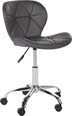 VALETTA - Bureaustoel - Grafietgrijs - Kunstleer