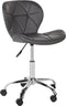VALETTA - Bureaustoel - Grafietgrijs - Kunstleer