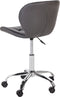 VALETTA - Bureaustoel - Grafietgrijs - Kunstleer