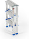 Valex - Dubbele aluminium trap - 2x3 treden - 1500163