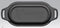 Valhal Outdoor - Braadpan / Dubbele Skillet 1L - Kleine Dutch Oven, gietijzer, ovaal, grillpatroon, VH1L